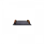 Ceramic Slate Tray with Wooden Handles